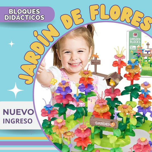 JARDÍN DE FLORES- BLOQUES DIDÁCTICOS