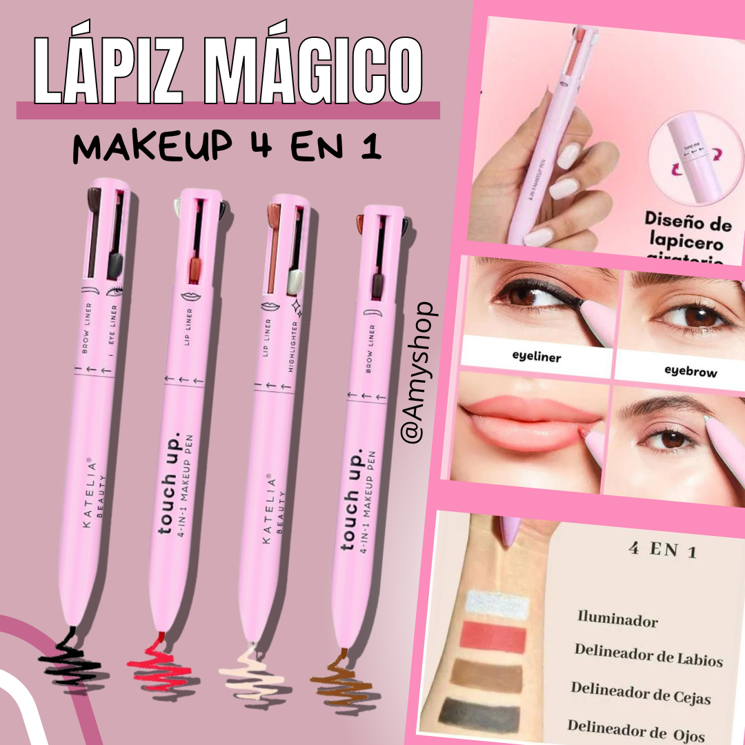 LÁPIZ MÁGICO MAKEUP 4 EN 1 + 🎁